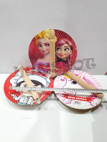toptan ahşap eğitici eğlenceli sofra 25 cm büyük