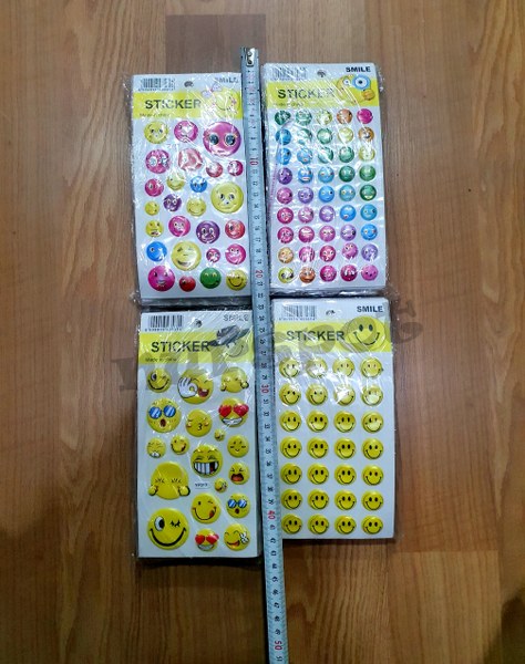 toptan sticker emojili karma 20 li paket   5614
