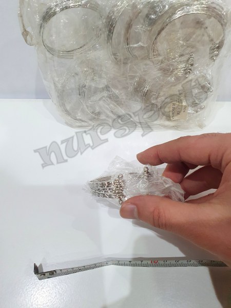toptan bileklik bilezik gümüş renk