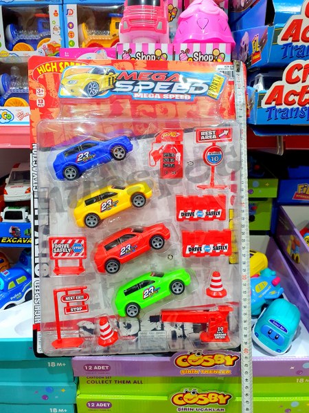 toptan oyuncak trafik seti  070 