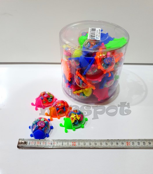 toptan silgi uğur böcek set 40 lı   9704