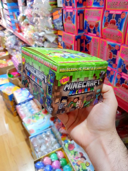 toptan minecraft maykraft oyun kartı kutulu model+ hologramlı