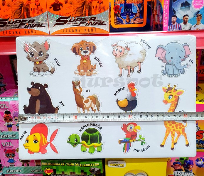 toptan yapboz puzzle hayvanlar serisi eva model