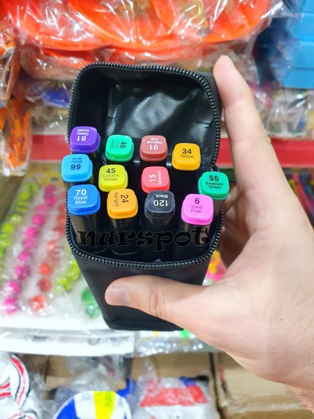 toptan markör keçeli kalem 12 li   0432