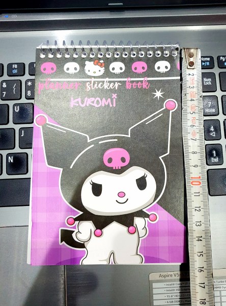 toptan sticker defter model kuromi 9 yapraklı  3427