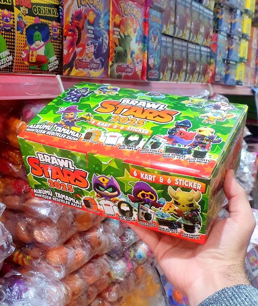 toptan braw star oyun kart sticker seti 48 li  9074