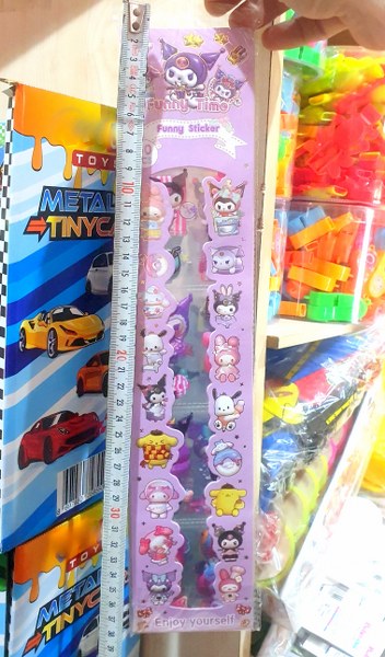 toptan sticker kuromi uzun 40 cm  8481