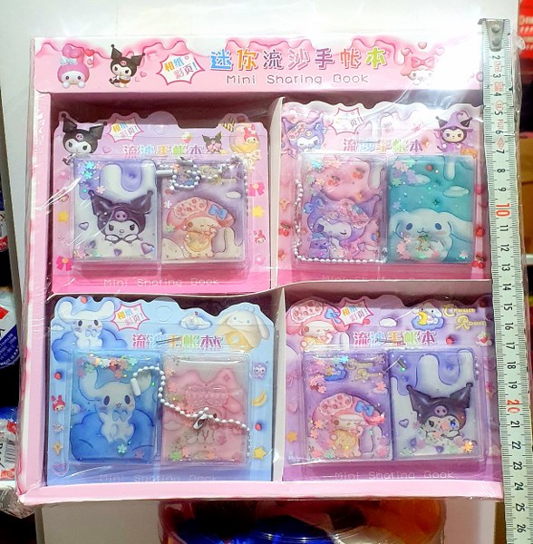 toptan 2 li set sulu kapaklı defter sticker 25 yaprak 24 lü kutu  1007 