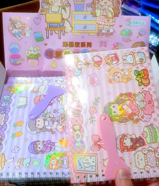 toptan defter sticker uzun model  1850