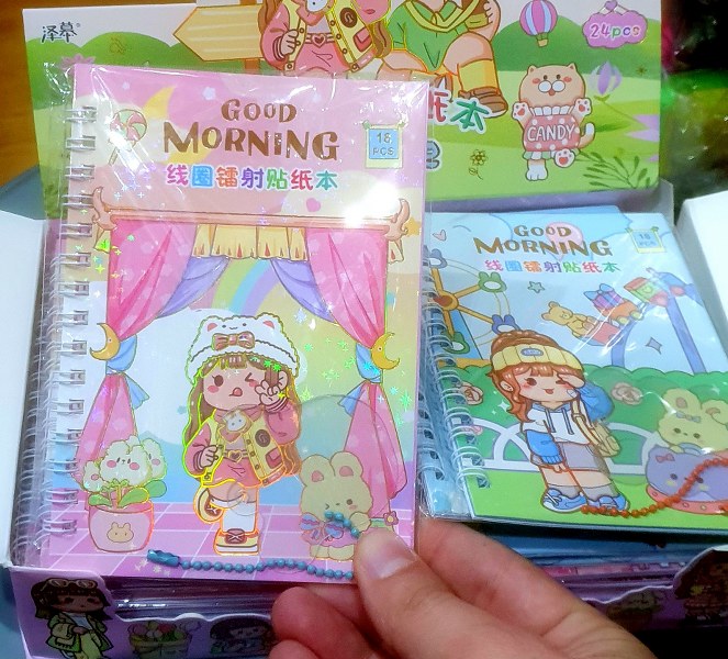 toptan defter sticker kaliteli  orta boy  1881