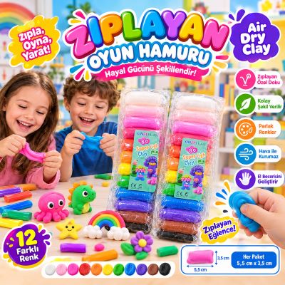 ZIPLAYAN OYUN HAMURU – RENKLERLE HAYAL GÜCÜNÜ ŞEKİLLENDİR!  1551
