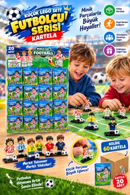 Küçük Lego Seti Futbolcu Serisi 