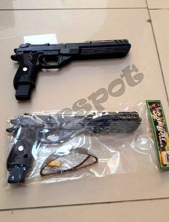 toptan gözlük tabanca seti boncuk atan 3548
