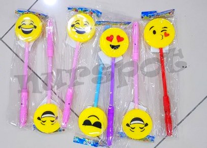 toptan ışıklı çubuk emojili 