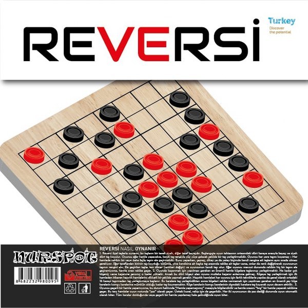 toptan ahşap eğitici reversi oyunu