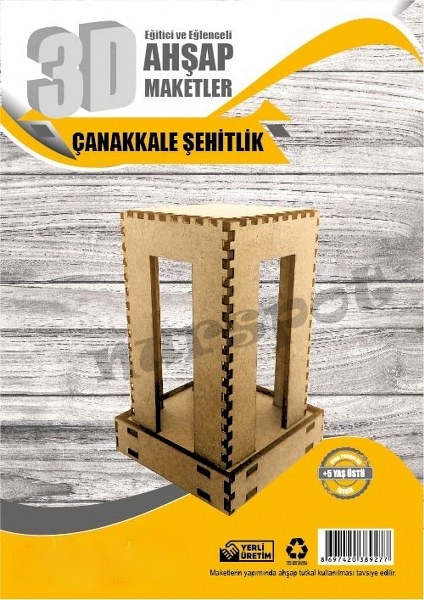 toptan ahşap eğitici maket çanakkale şehitliği  9277
