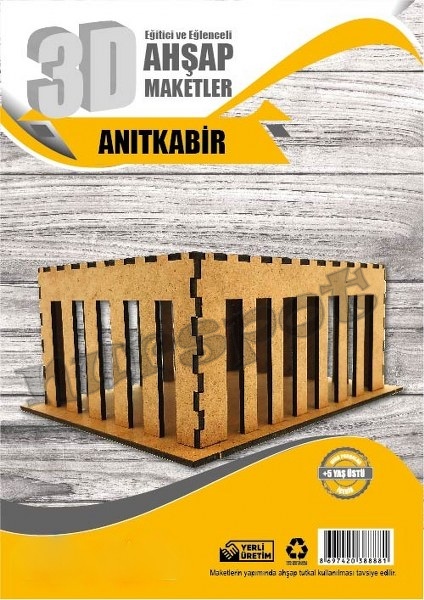 toptan eğitici ahşap maket anıtkabir   8881