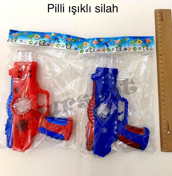 toptan oyuncak pilli ışıklı sesli tabanca   8311