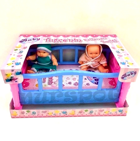 toptan oyuncak kutulu bebek beşik büyük boy  2070 AB