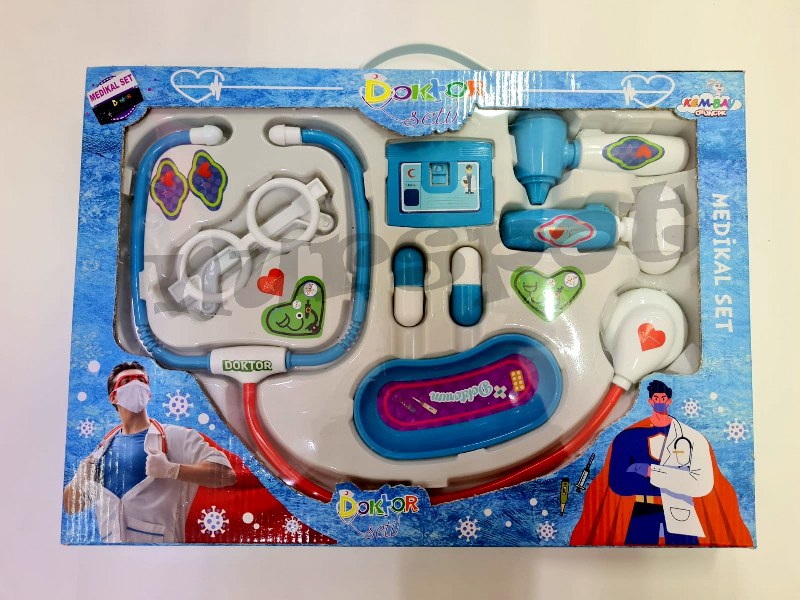toptan oyuncak doktor kutulu çoklu set  0033