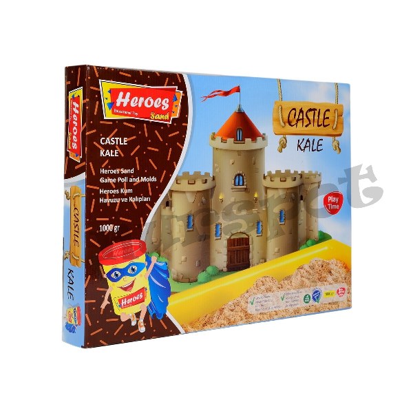 toptan kinetik kum havuz kalıpları kale  seti 1000 gr   011