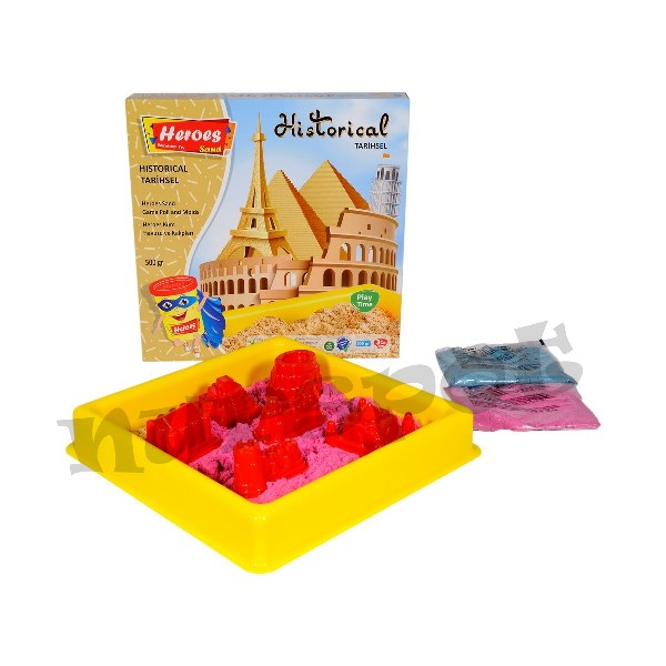 toptan havuzlu kinetik kum tarih serisi 500 gr.  008
