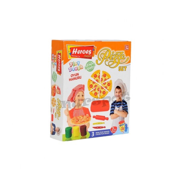 toptan oyun hamuru pizza seti  592