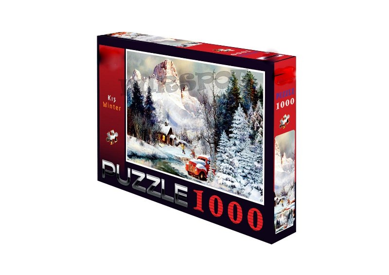toptan pazıl 1000 parça kutulu