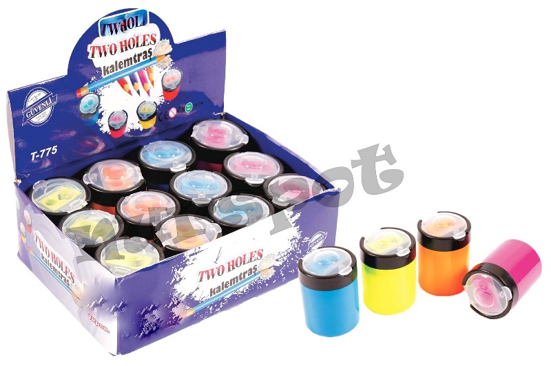 toptan kalemtraş hazneli çiftli   775