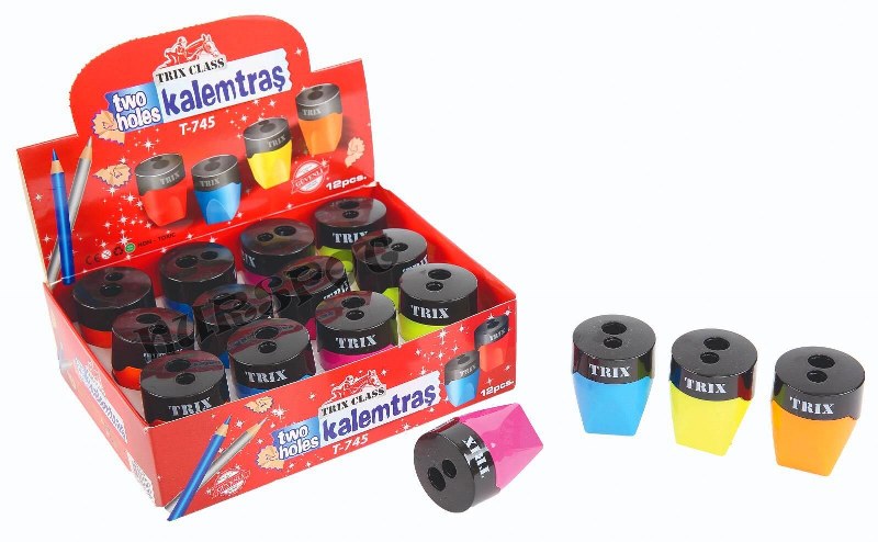 toptan hazneli çiftli kalemtraş  745