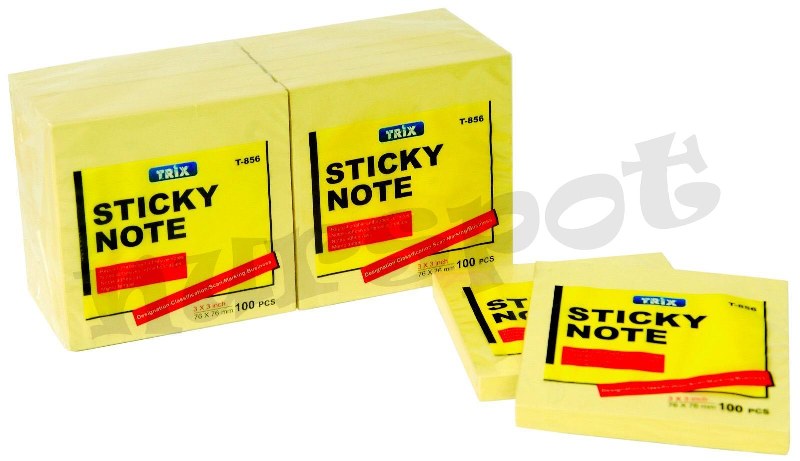 toptan postit yapışkanlı not kağıdı sarı  856