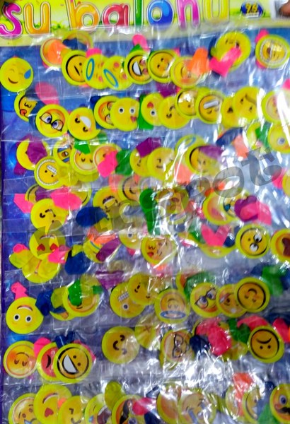 toptan su balonu gülan suratlı 96 mini paket