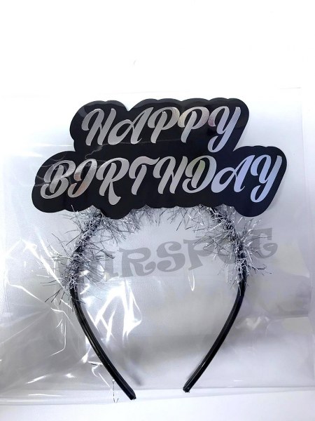 toptan süs taç happy birtday baskılı
