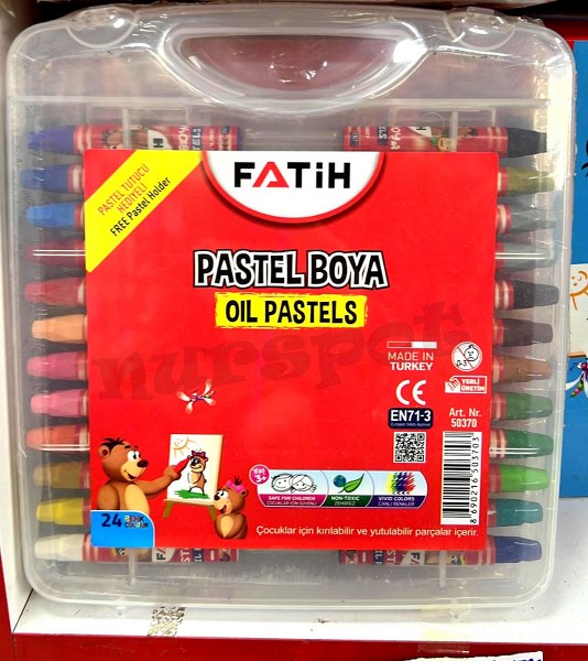 toptan pastel boya fatih 24 lü 