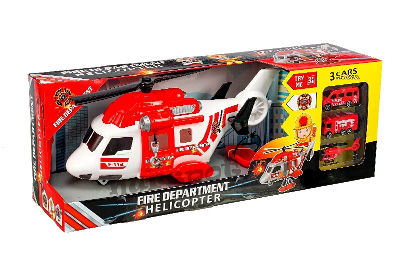 toptan oyuncak helikopter itfaiye seti arabalı büyük  2005