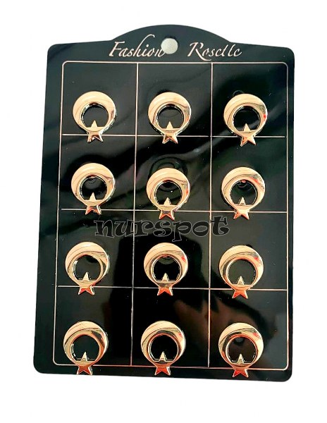 toptan rozet ayyıldız gold model