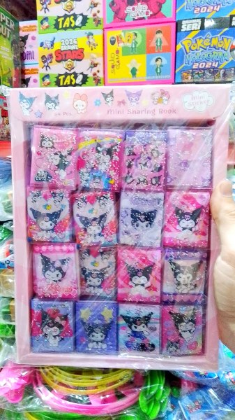 toptan sulu defter sticker simli yeni model