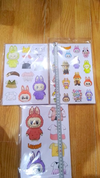 toptan giydirme sticker labubu model