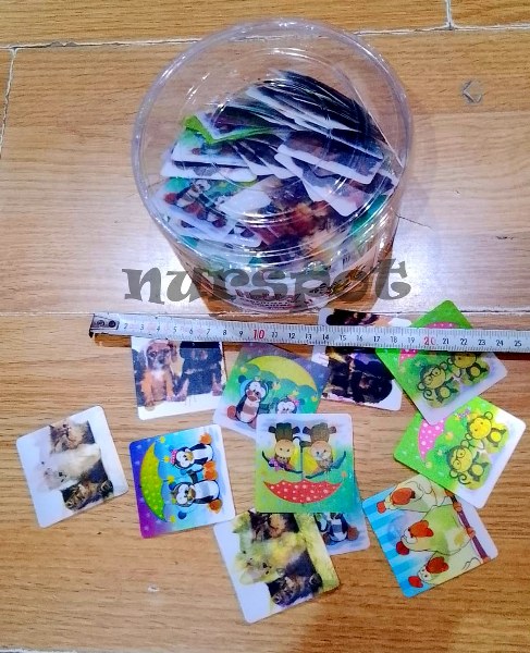 toptan oyuncak hologramlı pvc çıkarma sticker
