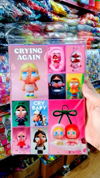 toptan sticker cry baby model