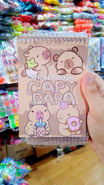toptan sticker defter kapibara  3427