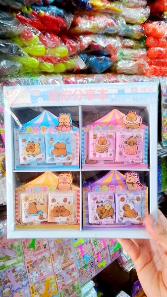 toptan not defteri kapibara 2 li set  20 li paket   0126