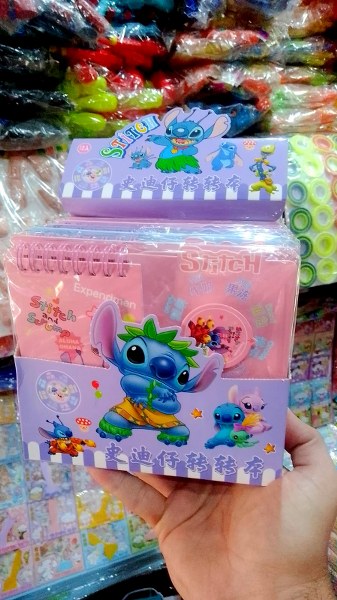 toptan defter sticker seti  stitch model  801