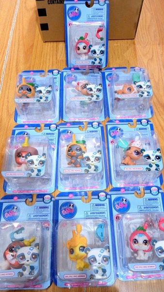 toptan oyuncak minişler ışıklı özel kutusu pet shop  0118