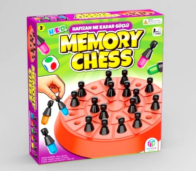 toptan eğitici hafızan ne kadar güçlü oyunu memory chess  1443