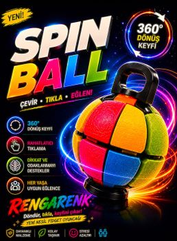 toptan oyuncak spin ball basınca dönen top topaç finget magic spinning 