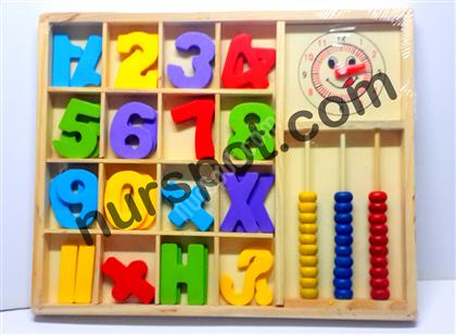 toptan kırtasiye ahşap eğitici matematik seti