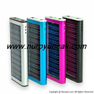 güneş enerjili telefon şarz cihazı