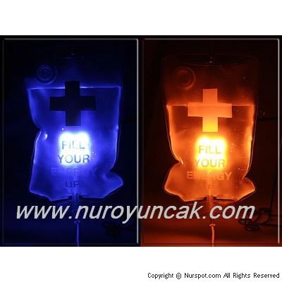 led light drip serum tasarımlı led lamba