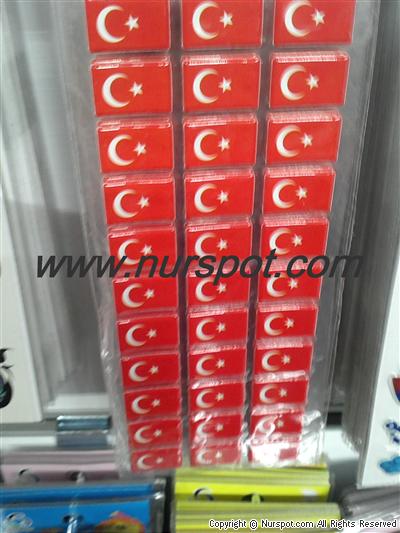 toptan sticker bayrak model
